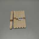 60 Pieces Jumbo Craft Sticks, 8 Inch Natural Wooden Popsicle Sticks, Multi-Functional Ice Cream Sticks for Crafts, Tongue Depressors, Hair Removal and Waxing Sticks, Plant Labels, DIY Classroom Crafts (Undyed)