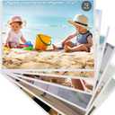 vivinin Picture Frame, 12 Pack 5x7 Magnetic, White Border, Reusable, Waterproof, Perfect Display Frame