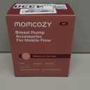 Momcozy Original Replacement Accessories for Upgraded Mobile Flow | Upgraded M9,Original Upgraded M9 Breastfeeding Parts,24mm Flange,1 Pack (White)