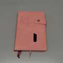 365 Page Thick Lined Journal Notebook for Men Women, A5 Leather Journals for Writing, Hardcover Notebooks for Work, School, Note Taking,Travel, Business,Personal Diary, College Ruled 5.9" x 8.4" (Pink)