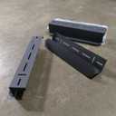 4-Piece Wall Mount Bracket Set, Heavy-Duty Steel, Black, Universal Wall Mounting Hardware