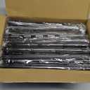 Over The Toilet Storage Shelf, 4-Tier Adjustable Over Toilet Bathroom Organizer,Tension-Mounted Bathroom Storage Rack for Ceilings, No Drill Space-Saving Shelving for Small Rooms,Black