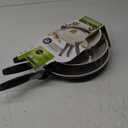 GreenPan Rio Hard Anodized Healthy Ceramic Nonstick, 7" 9.5" and 11" 3 Piece Frying Pan Skillet Set, Soft Grip Handle, PFAS-Free, Dishwasher Safe, Oven Safe, Black