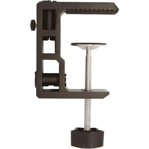 Replacement Heavy Duty C Clamp for 1/2 and 5/8 Hole Base Magnifying Lamp, Desk Lamp, Swing Arm Lamp, Phone I pad Mount, Tablet Mic Holder, Table Mount Clamp for Microphone Stand Mic Boom Arm (G2 BLACK)