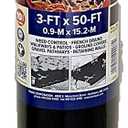 Tenax 2A250023 DIY Weed Control Barrier Fabric 10 Yr Black Made in USA 3'x50' Black