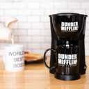 Uncanny Brands The Office Single Cup Coffee Maker Gift Set with 2 Mugs