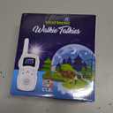 Wishouse Walkie Talkies for Kids Rechargeable Long Range, Xmas Birthday Gift for Boys Girls 4 5 6 7 8 9 10 Year Old, Hiking Gear Camping Games, Toys with Flashlight, VOX, Easy to Use 3 Pack (Pink Blue Green)