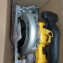 DEWALT 20V MAX Circular Saw, 6-1/2-Inch Blade, 460 MWO Engine, 0-50 Degree Bevel Capability, Bare Tool Only (DCS391B) (One Size, Yellow)
