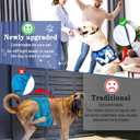 Belly Bands for Male Dogs 5 Pack Washable Dog Diapers Reusable Male Dog Pee Wraps with 5pcs Dog Diaper Liners for Doggie in Incontinence or Excitable Urination and Training, M