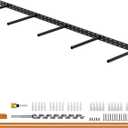 1 Pack Large Shelf Brackets Long Floating Shelf Bracket Invisible Floating Shelf Hardware Heavy Duty Floating Mantel Brackets(56"X8"X1.5")