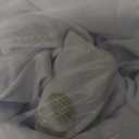 Lounsweer 50 Pcs Folding Chair Cover Set with 25 Stretch Spandex Slipcovers 25 Satin Chair Sashes Bows Ribbon Washable Banquet Protector for Wedding Event Party(White, Sky Blue)