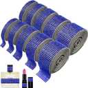 10 Rolls Rhinestone Ribbons, Self Adhesive Diamond Bling Ribbons 10 Yards Rhinestone Stickers Strips for DIY Art Crafts Wedding Birthday Car Phone Hat Decorations