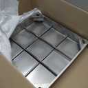 24x16in Invisible Stainless Steel Manhole Cover and Frame, Recessed Rectangular Stainless Steel Septic Tank Lid and Base, Embedded Metal Inspection Cover for Yard, Driveway, Pavement