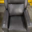 Rocker Recliner, Glider Rocking Chair, Nursing Chairs Swivel Glider Recliners with Soft Backrest, Leathaire Manual Reclining Sofa for Living Room Bedroom Apartment, Dark Brown