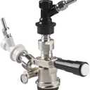 Sankey Kegerator D Type Keg Coupler D Keg Tap Dispenser with Keg Coupler Adapter Ball Lock Conversion Kit Ball Lock Disconnect Set For Beer Keg Kegging by LUCKEG