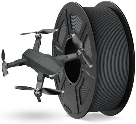 JAYO Rapid Matte PETG Filament 1.75mm Gray 1.1KG, High Speed 30-600mm/s 3D Printer Filament, High Toughness & Impact Resistance, 1.1kg Spool(2.4lbs)