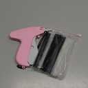 Stitch Gun for Clothes Handheld Stitch Gun Quick Clothing FixerSewing Kit Includes 1,000 Black Fasteners & 1,000 White Fasteners & 6 NeedlesTagging GunPink