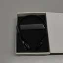 Bluetooth Headphones, Bluetooth V5.4 Wireless Headphones with Noise Cancelling Mic, 12H Playtime, 15.4mm Diaphragm Driver, Open Ear Headset for Office Meeting Running Cycling Driving (Black)