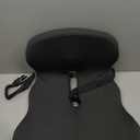 MYFAMIREA Truck Seat Cushion, Memory Foam Trucker Seat Cushion for Truck Driver Long Sitting with Adjustable Strap, Back Support and Pain Relief for Trucker Driving Car Office Chair and Pain (Average Size, Dark Gray+light Gray)