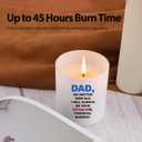 2 x Dad No Matter How Old I Will Always Be Your Financial Burden Father's Day Dad Gifts Scented Candles Home Office Jar Candles Lavender Scent Soy Wax Candles 9.5 oz