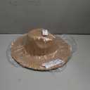 LIDHAY Big Wide Brim Fedora Hats for Women Men Western Suede Hat Large Felt Panama Hat Rancher Hat JP003 Camel