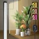 Atmel Grow Lights for Indoor Plants, 4FT Full Spectrum 243LED Plant Light with Stand & Timer, 3 Adjustable Modes for Growing, Flowering, Indoor Gardening, Greenhouse, Office