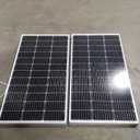 Renogy Solar Panel 100 Watt 12 Volt, High-Efficiency Monocrystalline PV Module Power Charger for RV Marine Rooftop Farm Battery and Other Off-Grid Applications, RNG-100D-SS, Single 100W