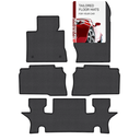 Floor Mats for 2019-2025 Ford Explorer - Tailored Fit for Ford Explorer 6 Seats - Front, 2nd & 3rd Row Set of 5 - Anti-Slip Backing - Heavy Duty TPE Mats - All Weather Car Liner