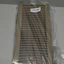 6x14 Inch Floor Vents Heavy Duty Floor Registers, Floor Air Vent Covers for Home Floor Wall Ceiling, Rust Proof Finish Registers Grilles & Vents - Brown