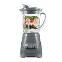 Hamilton Beach Power Elite Wave Action Blender For Smoothies, 40 Oz Glass Jar, 12 Functions Including Puree, Crush Ice, 700 Watts, Grey (58153J)