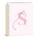 Lacama Pink Initial Letter S Notebook Journal, Coquette Trendy Preppy Bow Personalized Spiral Notebook, Customized Monogrammed Gifts, Birthday Gifts for Women, School Supplies, Office Supplies 5.5x8.3