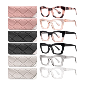 CCVOO Stylish Reading Glasses for Women, Eyeglasses, Blue Light Readers for Women, Computer Eye Glasses, Cheaters 6 Pcs