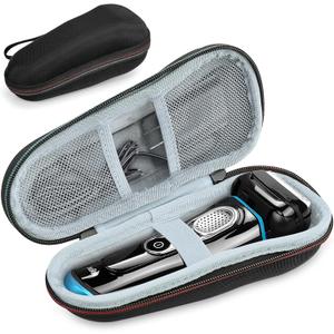 Braun Shaver Travel Case - Hard EVA Protective Holder for Series 3/5/6/7/8/9 Pro+ & All Models (Fits 3s, 5s, 7s, 8s, 9s)-Water-Resistant Men's Electric Razor Storage Pouch for Gym & Vacation (Black)