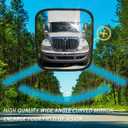 Chrome Hood Mirror for 2002-2019 International Durastar Trucks 2002-2019,Right Passenger Side