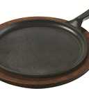 Lodge Cast Iron Griddle 8 Inch Round Pre-Seasoned Griddle Pan for Pancakes, Tortillas, and More Induction, Grill, Oven & Campfire Compatible Made in USA, Non-Toxic, PFAS-Free