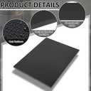 1 Piece 11" x 15" x 1/2" Bakelite Phenolic Sheet Resin Laminated Plate Board Flat Plate Sheet PCB for Electrical and Electronic Fixtures, DIY and Crafts (Black)