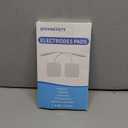 22 PCS 2X 2 Tens Unit Electrode Pads Compatible with Auvon Tens 7000 Muscle Stimulator Machine,Tens Unit Replacement Pad Reuse More Than 35-50 Times with Self Stick and Non-Irritating Designs Black