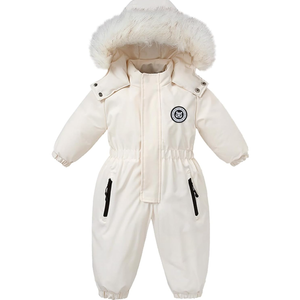 Baby Boy Snowsuit Toddler Winter Girl Jacket Coat Clothes Kid Snow Suits Outfits 90 cm