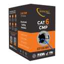 Cat6 Plenum Cable 1000ft | DSX-8000 Analyzer Tested Up to 100m | 550 MHz, 23AWG, 4 Pair, UTP | The US's Most Accredited Cable | Blue (Also in Black & White)