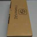 famiware Milkyway 16oz Ceramic Olive Oil Dispenser Bottle, 1 Piece Oil Dispenser for Kitchen with Stainless Steel Pourers, Suitable for Storage Vinegar, Soy Sauce, Coffee Syrup, Liquids, White