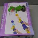 Dinosaur Shooting Toys for Kids 3-5 Years, Movable Target Shooting Games with 2 Air Pump Launcher, Interactive Competition Game Gift for Boys and Girls Ages 3 4 5 6 7 8 Years Old (2 Popper Guns)