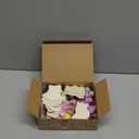 JOYIN 24 Pcs Valentines Day 2.95" Painting Animal Wooden Fridge Magnet Cards, Coloring Magnets with Paints Brushes and Cards, Kids DIY Painting Craft for Classroom Prize Gifts Exchange Party Games