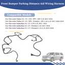 84307173 Front Bumper Parking Distance Aid Wiring Harness Compatible with Chevrolet Tahoe Suburban 2015 2016 2017 2018 2019 2020 Front Object Alarm Sensor Harness Replaces 23181386