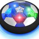 Hover Soccer Ball Boy Toy, Air Powered Floating Hover Soccers with LED Light, Kids Training Soccer Ball Indoor Outdoor Game, Birthday Gifts for Age 3 4 5 6 7 8-10 Years Old Boys Girls