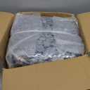 Large Bean Bag Chair for Adults/Kids with Filling, 3 ft Memory Foam Bean Bag Chairs with Filler Included, Ultra Soft Dutch Velvet Fabric, Bean Bag for Living Room - 3 Foot,Dark Gray (Fog Grey)