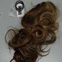 Claw Clip Ponytail Extension 18" Clip in Wavy Ponytail Hair Extensions Long Pony Tails for Women Extensions Ash Blonde Mix Light Brown Wave Hairpiece