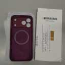 Miracase Magnetic for iPhone 17 Pro Max Case, Compatible with MagSafe, Integrated Silicone Camera Control Cover, 3.0mm Thicken Shockproof Drop Protection Phone Case for 17 ProMax, Wine Red