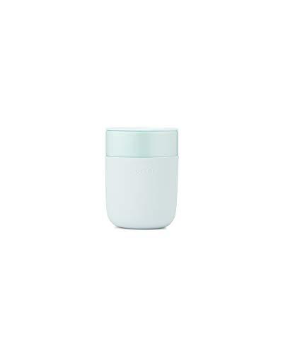 W&P Porter Ceramic Mug w/ Protective Silicone Sleeve, Mint 12 Ounces | On-the-Go | Reusable Cup for Coffee or Tea | Portable | Dishwasher Safe