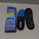 Plantar Fasciitis Insoles for Men Women - Orthotics Inserts, Shoe Insoles Arch Support Flat Feet Inserts Work Boot Insoles for Standing All Day (Mens 8-8 1/2 | Womens 10-10 1/2) (Blue)