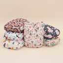 ALVABABY Baby Cloth Diaper 6 Pack with 12 Inserts One Size Cloth Diaper Covers Adjustable Washable Reusable for Baby Girls and Boys